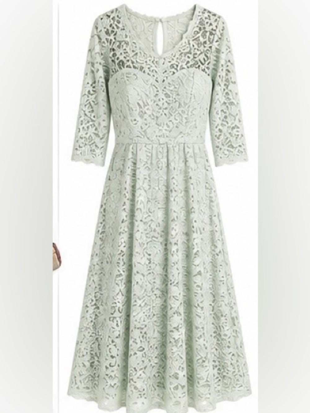 Torrid mint green lace dress